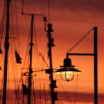 Masts and antennas at sunset - a picture of energetic sensitivity