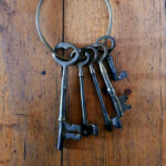Viele Schlüssel an Ring